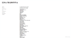 Desktop Screenshot of lisamadonna.com