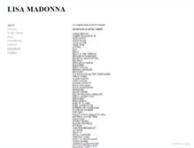 Tablet Screenshot of lisamadonna.com